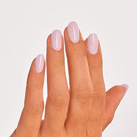 OPI Nail Lacquer Hollywood & Vibe opaque soft pink applied on nails