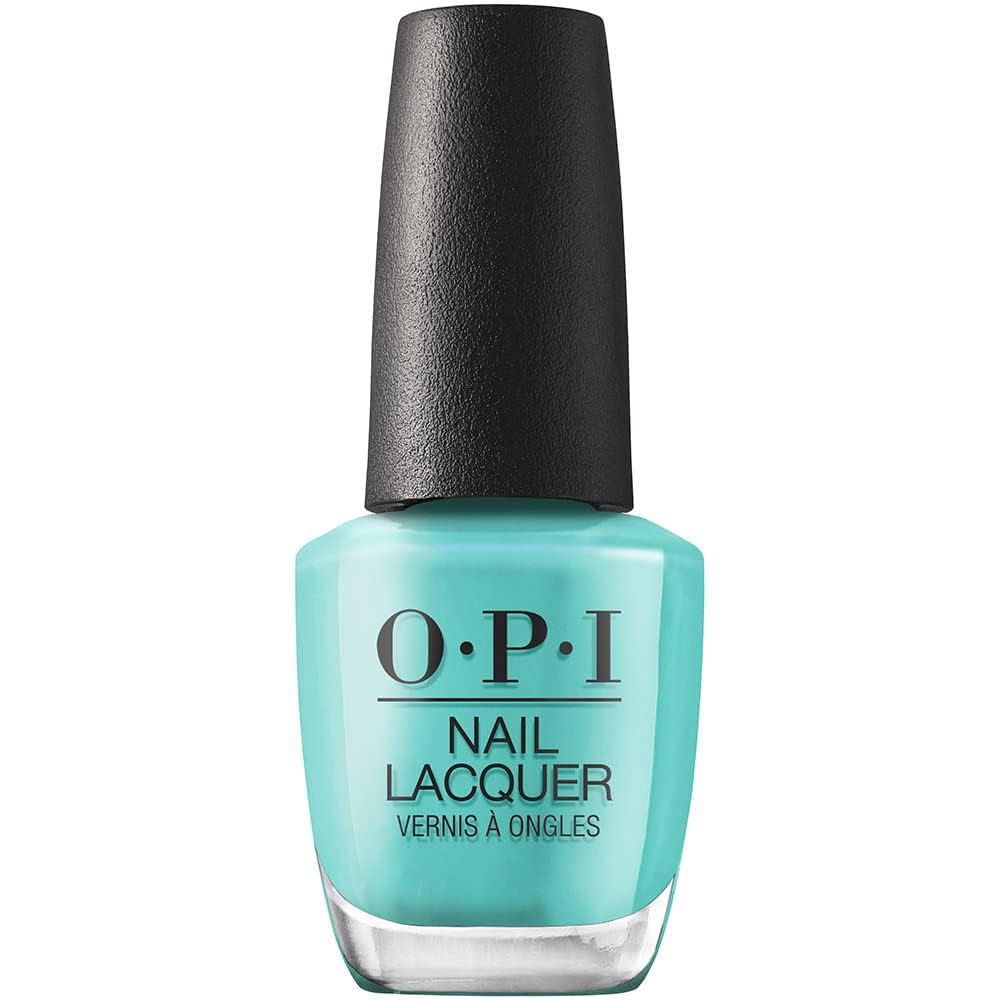 OPI Nail Lacquer I'm Yacht Leaving bright green polish front view