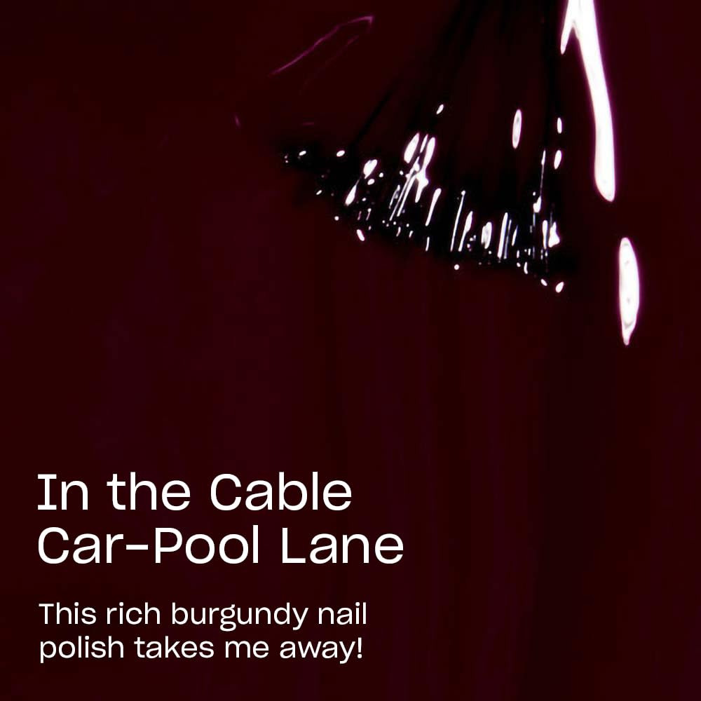 OPI Nail Lacquer in The Cable Car-Pool Lane bottle with brush
