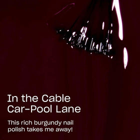 OPI Nail Lacquer in The Cable Car-Pool Lane bottle with brush