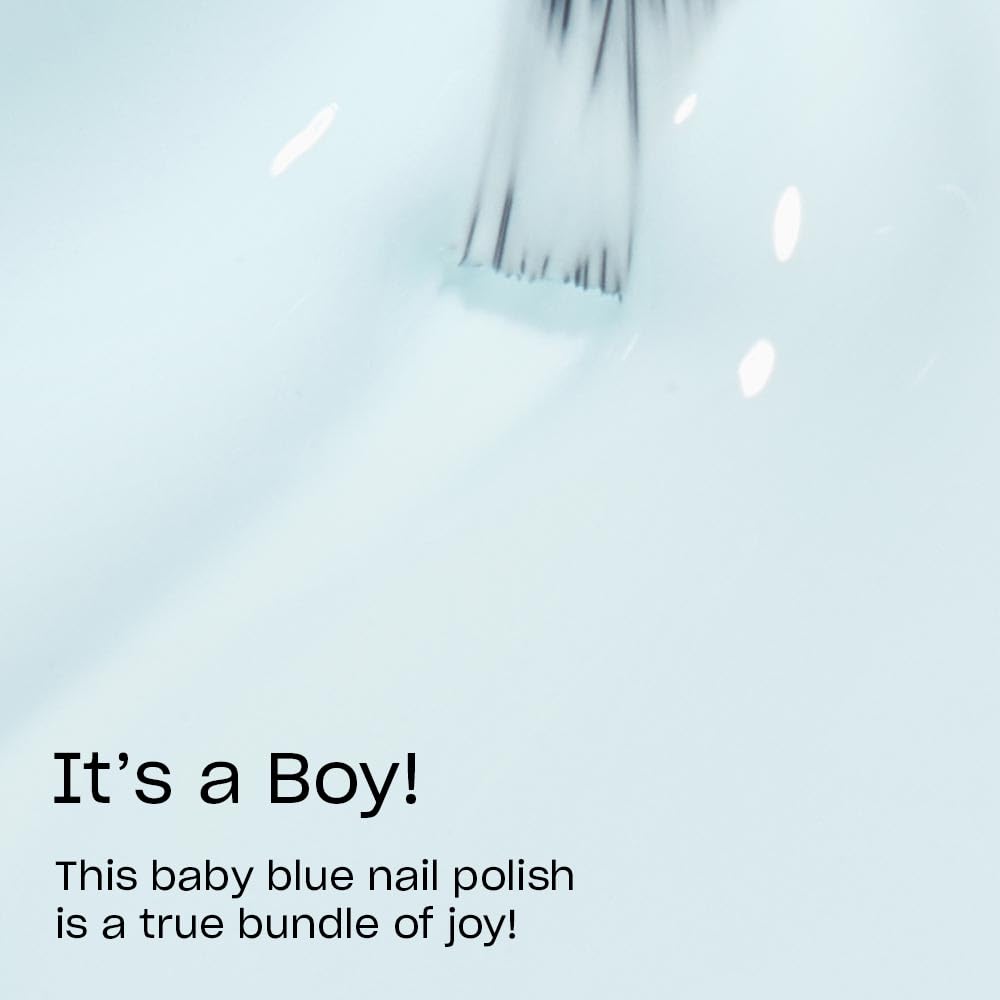 OPI Nail Lacquer It’s a Boy! bottle with pro-wide brush