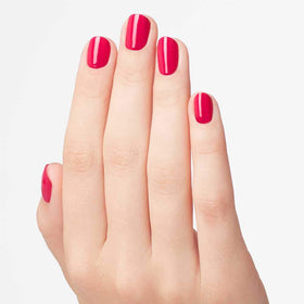 OPI Nail Lacquer Koala Bear-y bright pink shade close-up