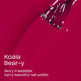 OPI Nail Lacquer Koala Bear-y on nails with smooth finish