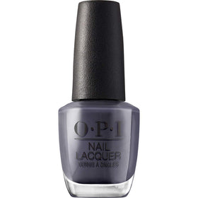 OPI Nail Lacquer Less is Norse dark blue nail polish front view