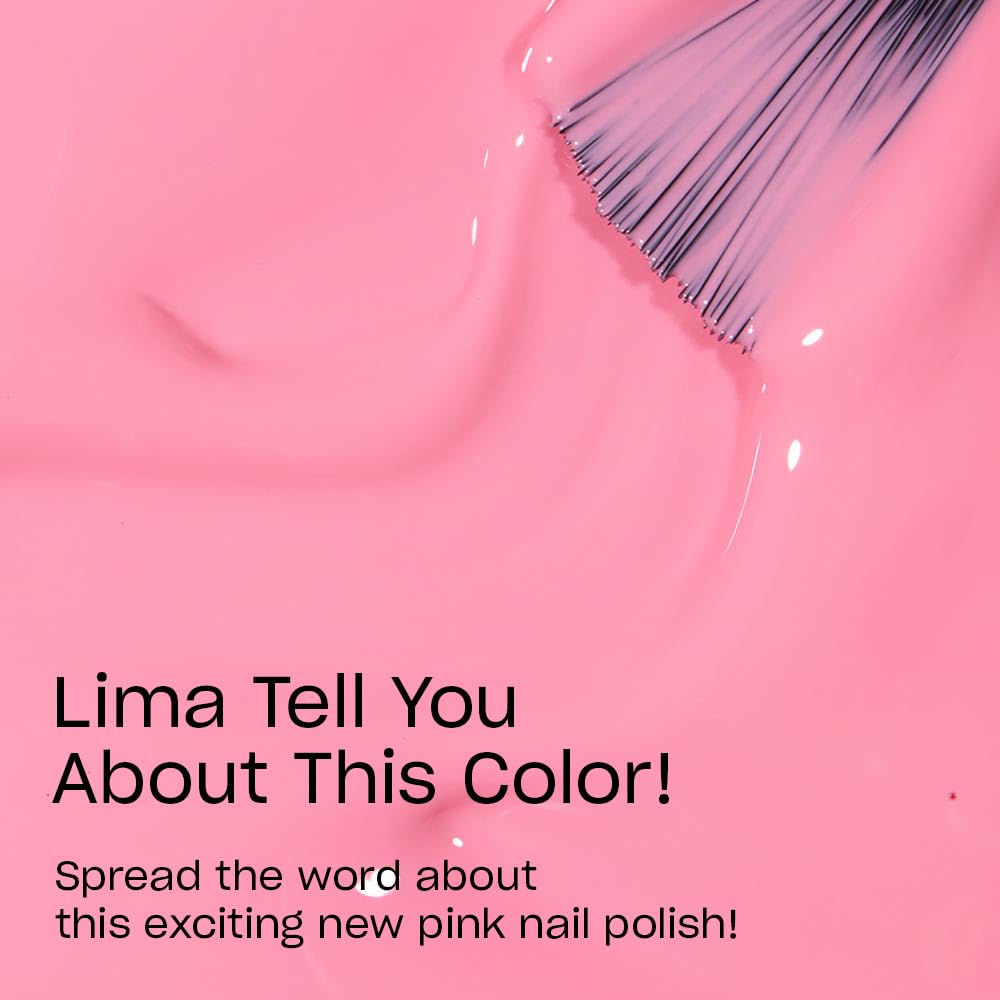 OPI Nail Lacquer Lima Tell You About This Color! Opaque Soft Pink brush close-up