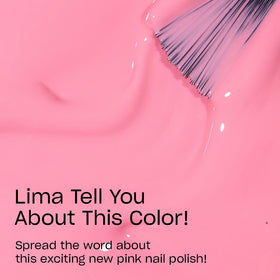 OPI Nail Lacquer Lima Tell You About This Color! Opaque Soft Pink brush close-up
