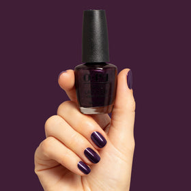 OPI Nail Lacquer Lincoln Park at Midnight bottle side view