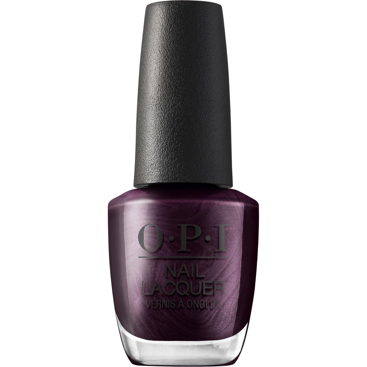 OPI Nail Lacquer Lincoln Park at Midnight deep purple bottle front view