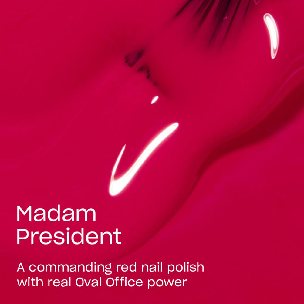 OPI Nail Lacquer Madam President bottle with cap