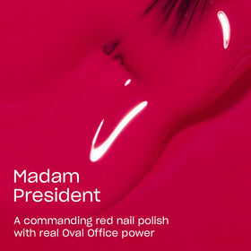 OPI Nail Lacquer Madam President bottle with cap