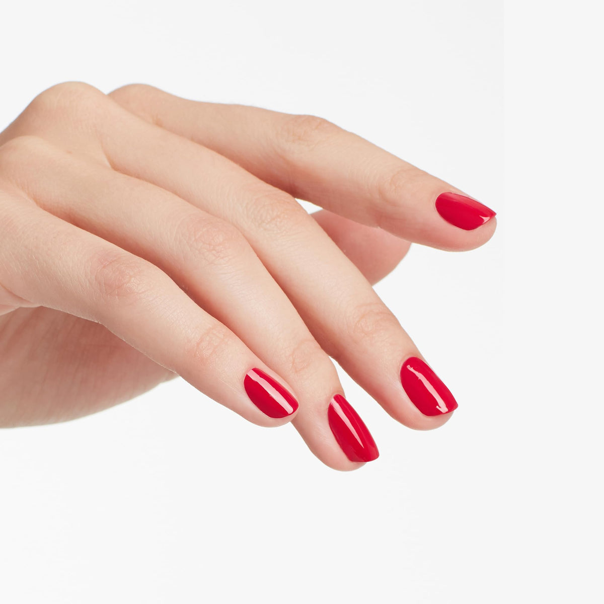OPI Nail Lacquer Madam President brush close-up