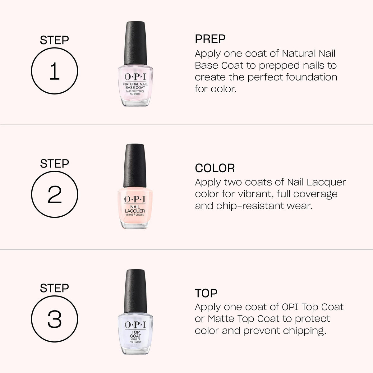 OPI Nail Lacquer Madam President with other OPI polishes