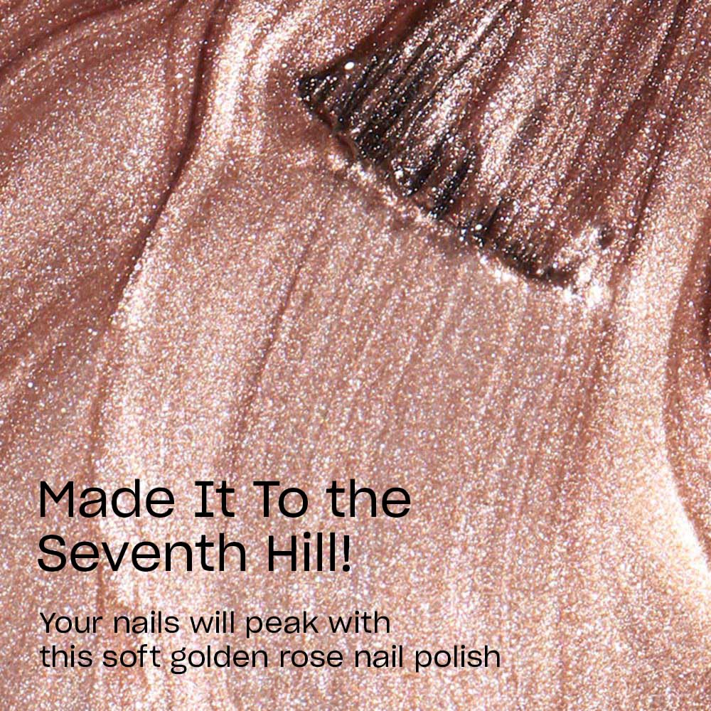 OPI Nail Lacquer Made It To the Seventh Hill! Sheer Bronze bottle side view