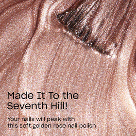 OPI Nail Lacquer Made It To the Seventh Hill! Sheer Bronze bottle side view