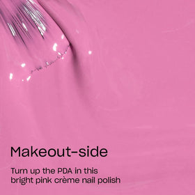 OPI Nail Lacquer Makeout-side bottle with pro-wide brush