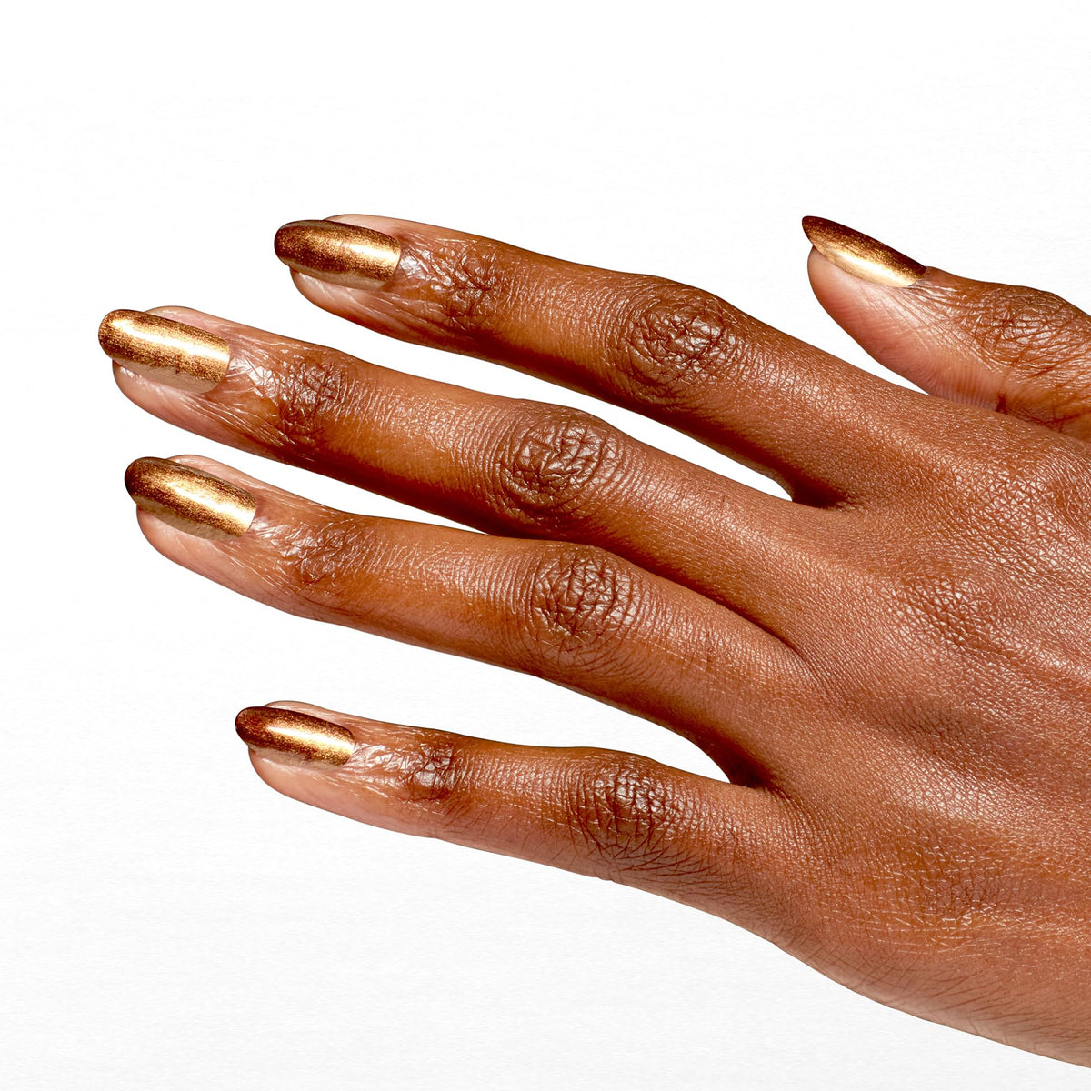 OPI Nail Lacquer Millennium Mocha applied on nails