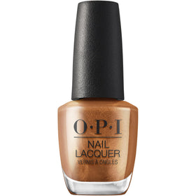 OPI Nail Lacquer Millennium Mocha front view with metallic finish