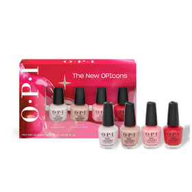 OPI Nail Lacquer Mini Set front view with four vibrant shades