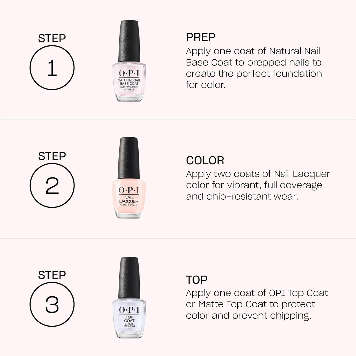OPI Nail Lacquer Mini Set packaging display
