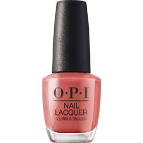 OPI Nail Lacquer My Solar Clock is Ticking dark orange bottle front view