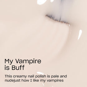 OPI Nail Lacquer My Vampire is Buff brush close-up