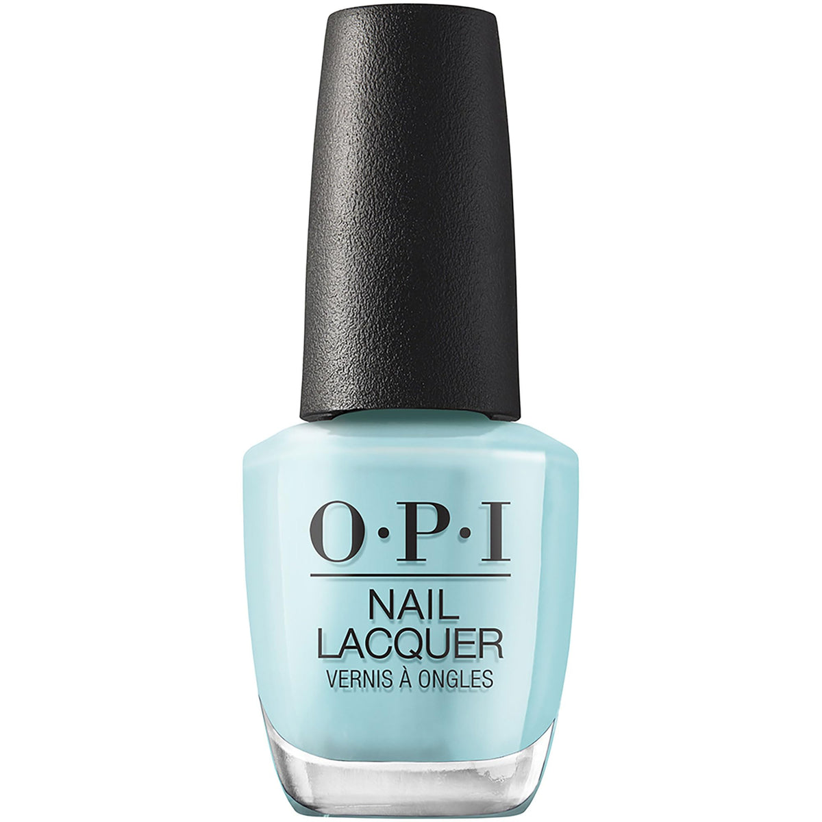 OPI Nail Lacquer NFTease Me bright blue nail polish front view
