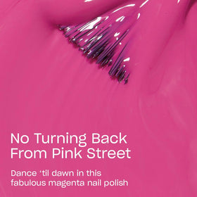 OPI Nail Lacquer No Turning Back From Pink Street bottle close-up