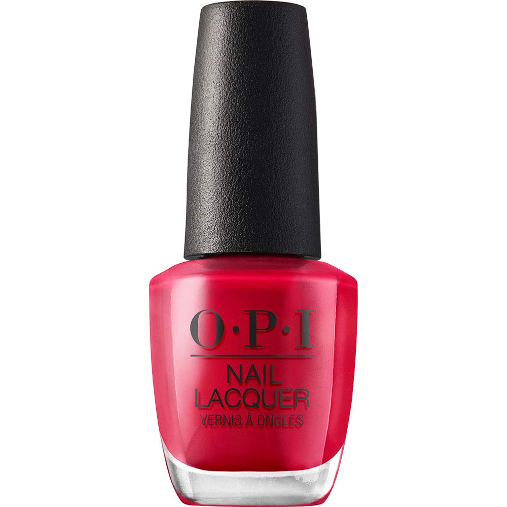 OPI Nail Lacquer OPI by Popular Vote dark red nail polish front view