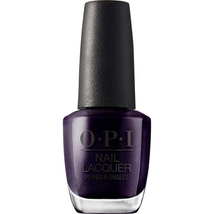 OPI Nail Lacquer OPI Ink dark purple shimmer polish front view