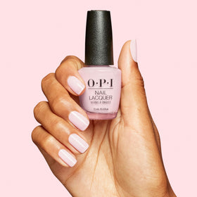 OPI Nail Lacquer OPI’m a Bubble Bunny in natural light