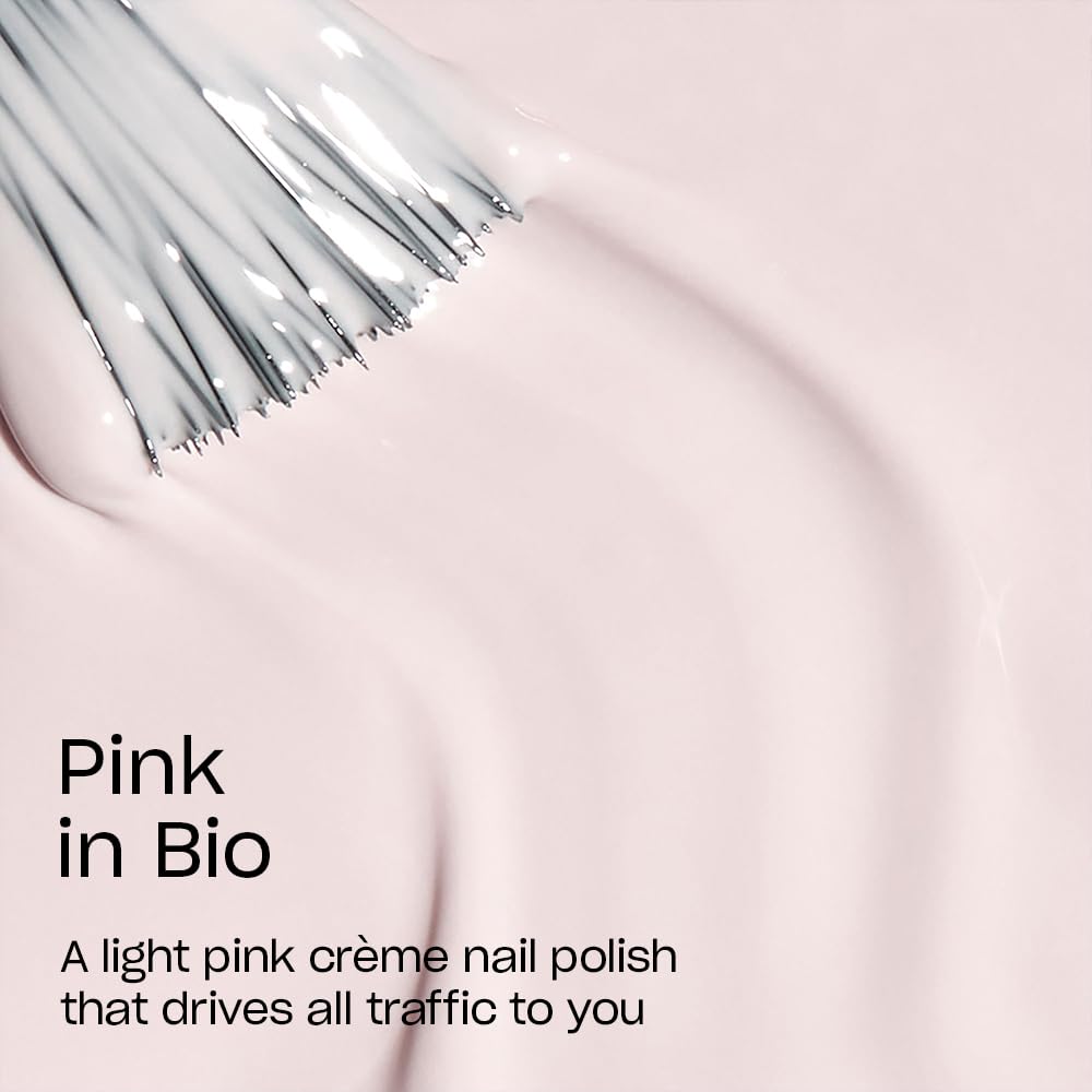 OPI Nail Lacquer Pink in Bio applied on nails