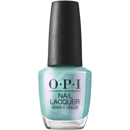 OPI Nail Lacquer Pisces the Future soft blue pearl nail polish front view