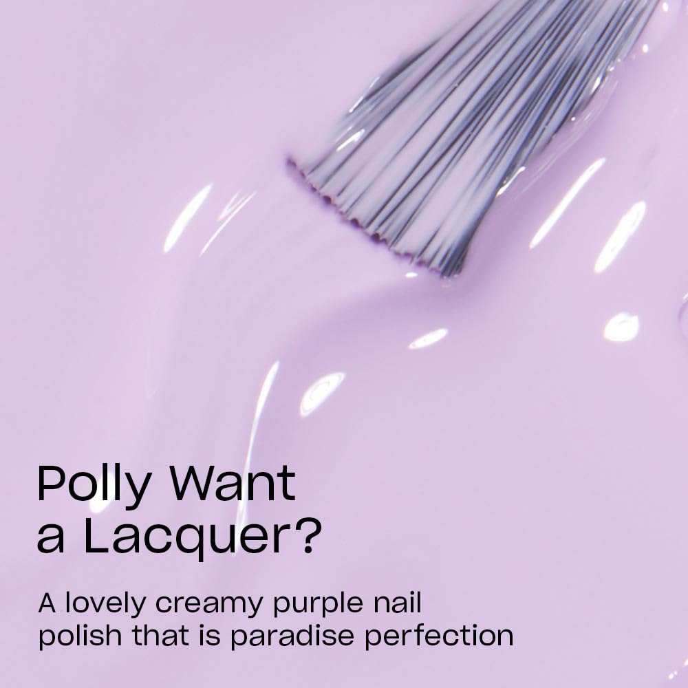 OPI Nail Lacquer Polly Want a Lacquer? bottle with pro-wide brush