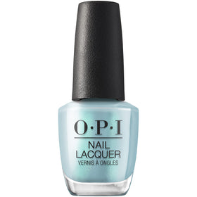 OPI Nail Lacquer Sage Simulation front view with shimmery finish