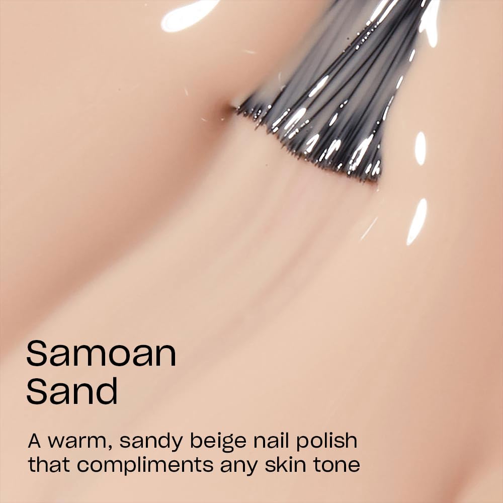 OPI Nail Lacquer Samoan Sand bottle side view