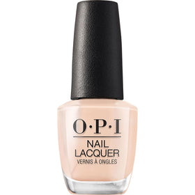 OPI Nail Lacquer Samoan Sand front view with brush