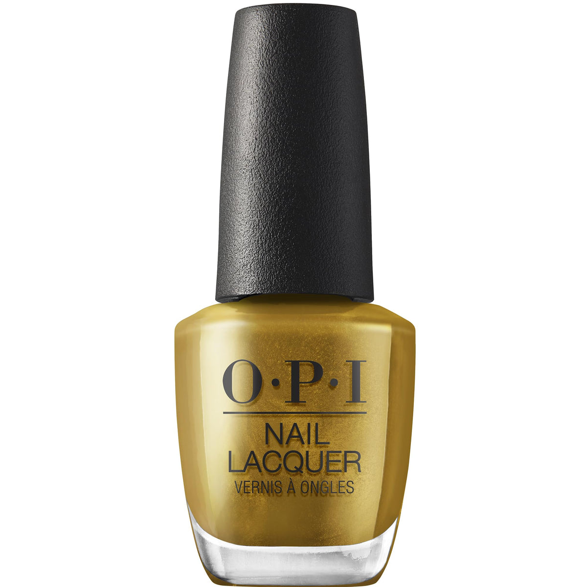 OPI Nail Lacquer SaTURN Me On dark brown metallic polish bottle front view