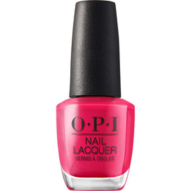 OPI Nail Lacquer She’s a Bad Muffuletta! bright red polish front view