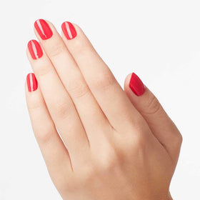 OPI Nail Lacquer She’s a Bad Muffuletta! on a nail art display