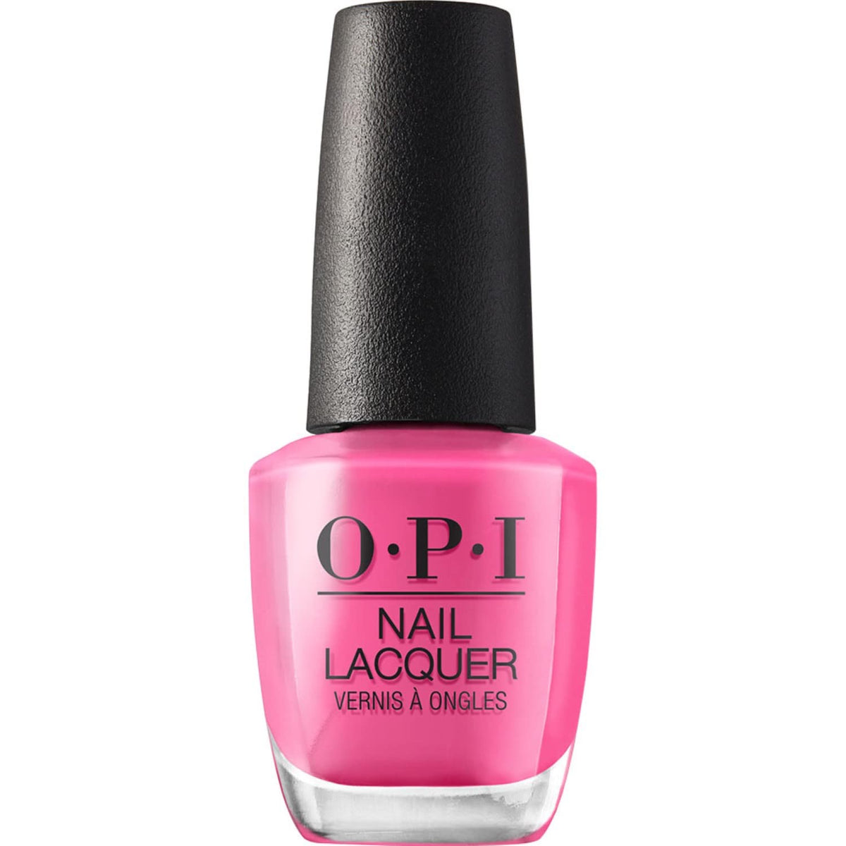 OPI Nail Lacquer Shorts Story bright pink nail polish front view