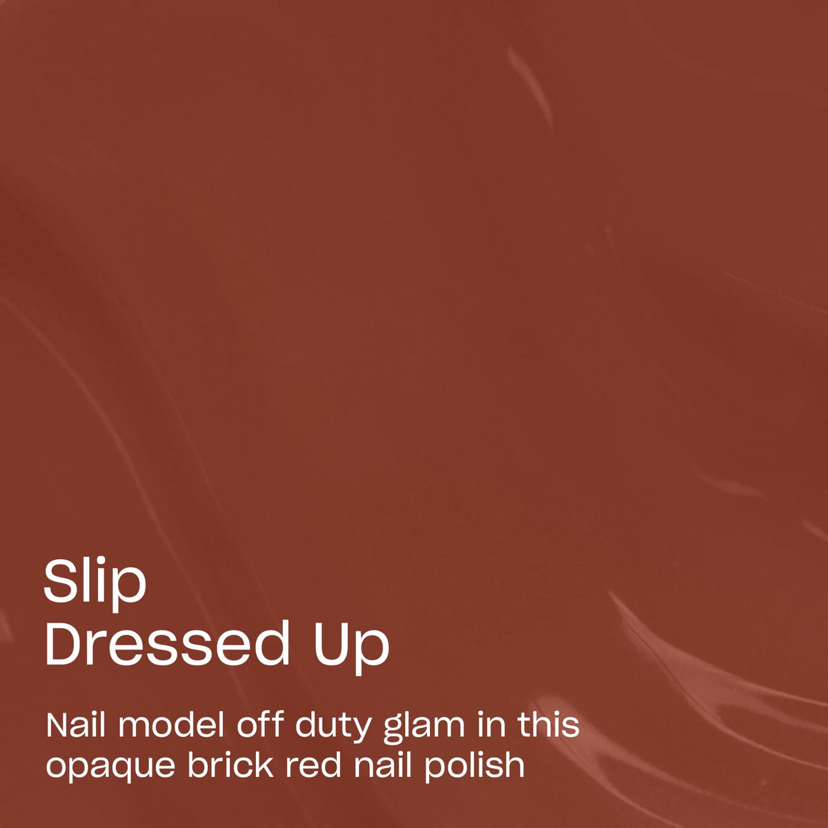 OPI Nail Lacquer Slip Dressed Up bottle with Pro-Wide brush