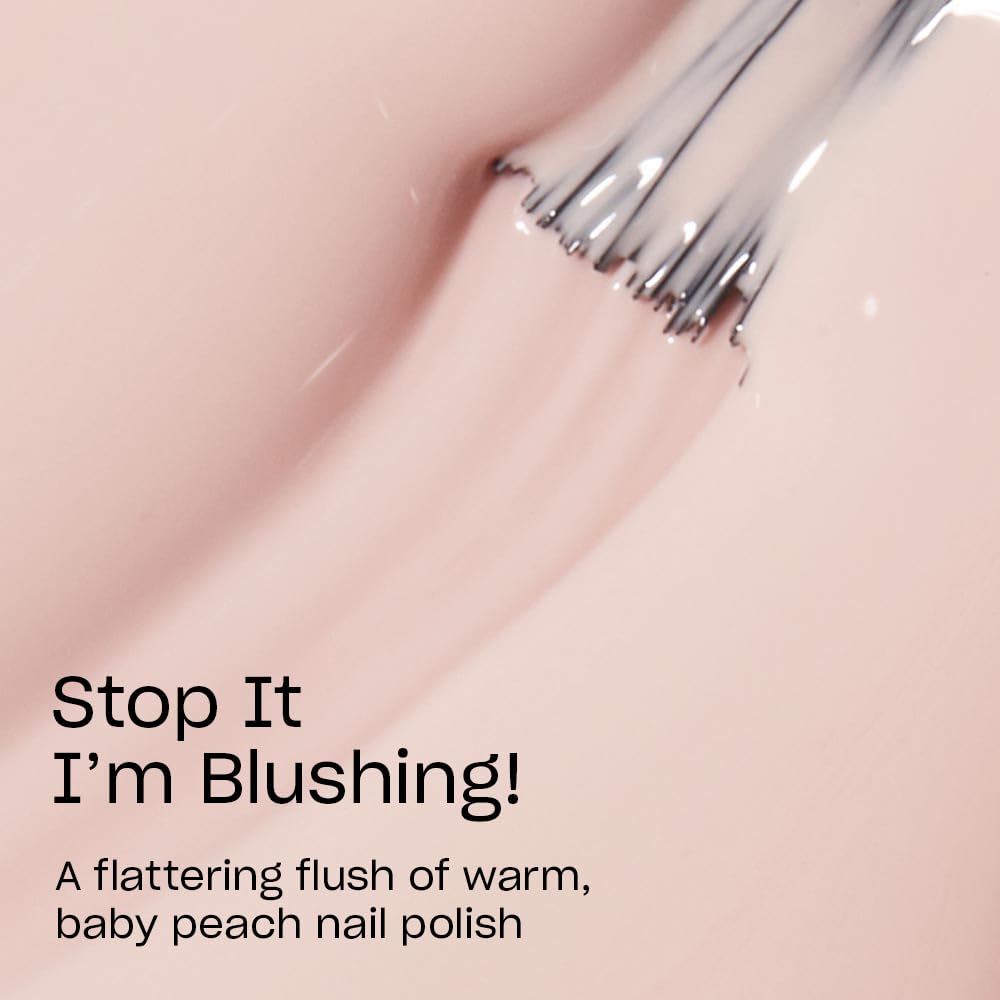 OPI Nail Lacquer Stop It I’m Blushing! bottle with brush