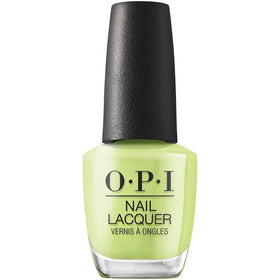 OPI Nail Lacquer Summer Monday-Fridays bright green polish front view