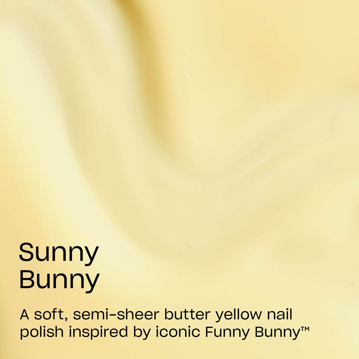 OPI Nail Lacquer Sunny Bunny bottle with label