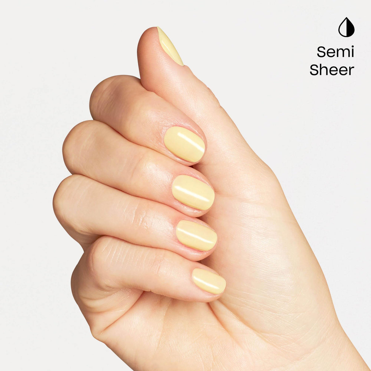 OPI Nail Lacquer Sunny Bunny polish applied on nails