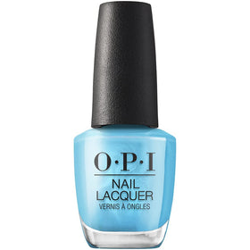 OPI Nail Lacquer Surf Naked sheer pearl blue nail polish front view