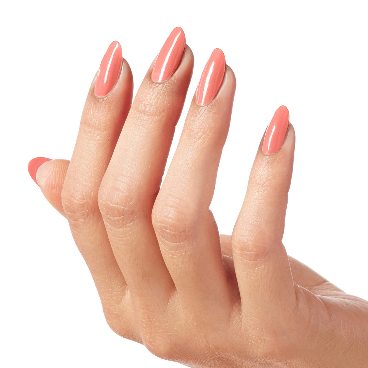 OPI Nail Lacquer Suzi is My Avatar opaque light pink polish applied on nails