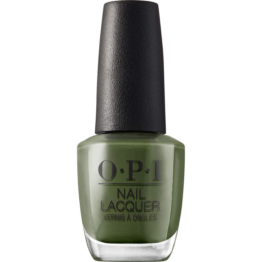 OPI Nail Lacquer Suzi The First Lady of Nails dark green polish front view