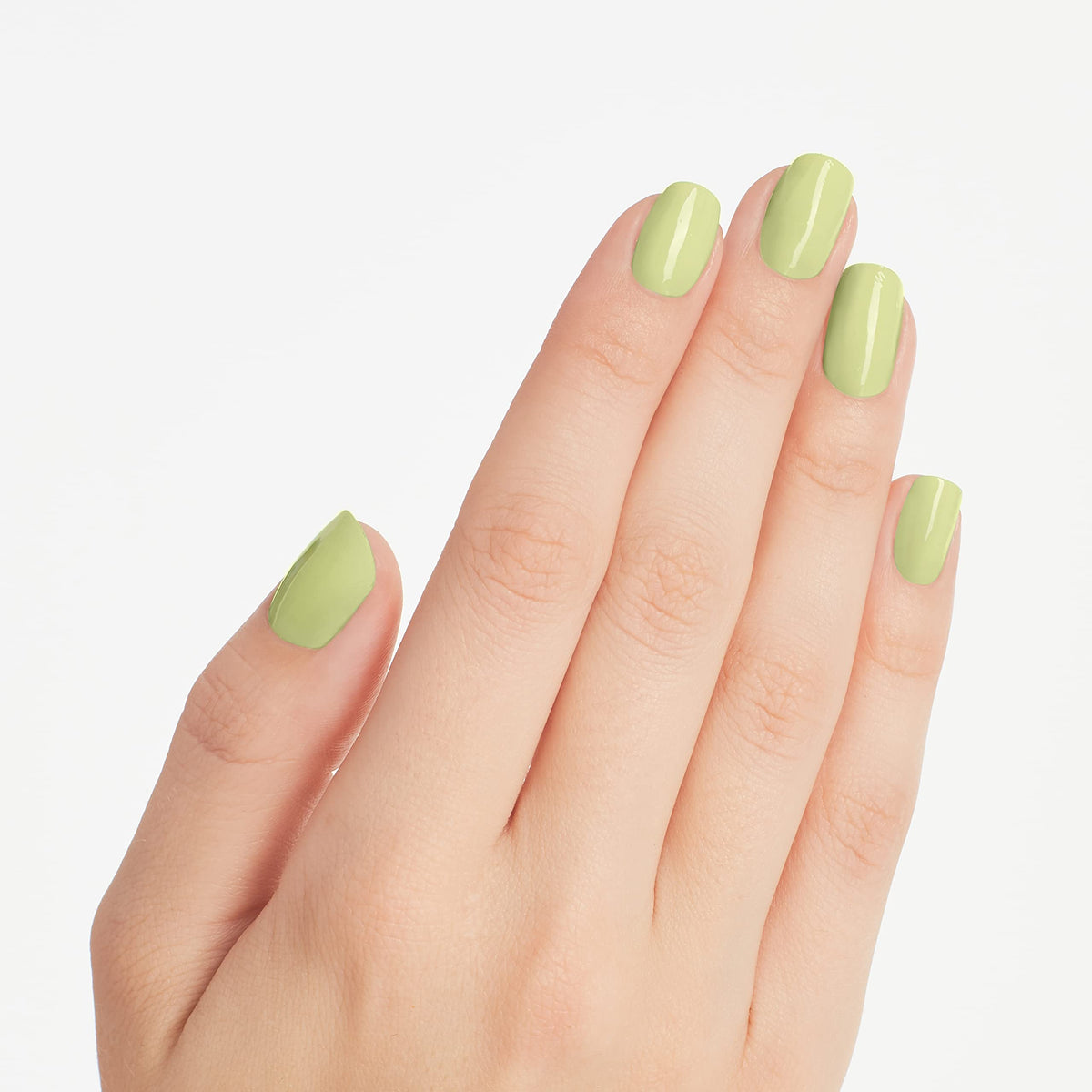 OPI Nail Lacquer The Pass is Always Greener bottle with background