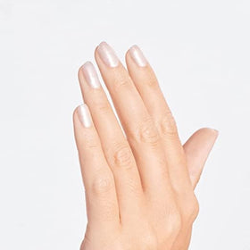OPI Nail Lacquer Throw Me A Kiss sheer soft beige packaging